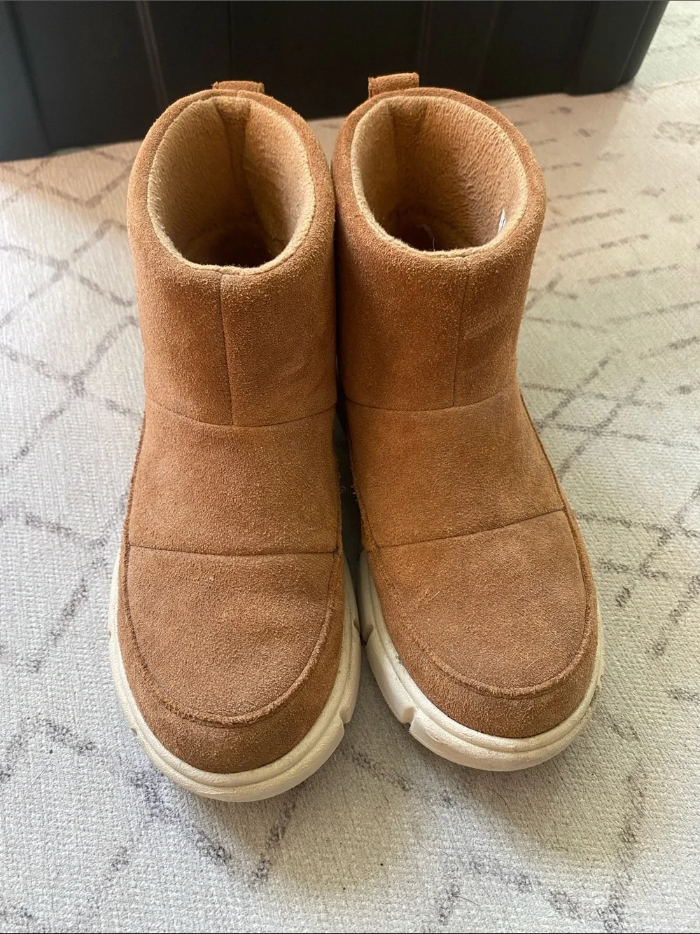 Sorel Kids Brown Suede Waterproof Ankle Boots